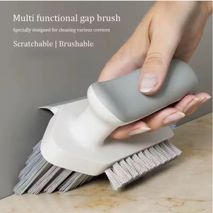 Deep Cleaning Crevice Brush – Multi-Purpose Grout & Corner Scrub Brush