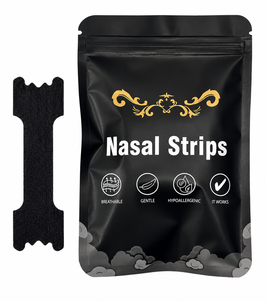 30 PCS Anti-Snoring Nasal Strips – Enhanced Adhesion, Comfortable & Breathable, Better Airflow for Sleep & Sports, Non-Invasive Nasal Dilator