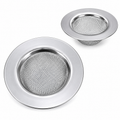 Stainless Steel Sink Strainer – Reusable Kitchen & Bathroom Drain Filter, Anti-Clog Mesh Drain Catcher