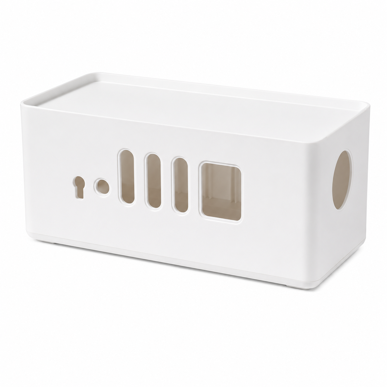 Cable Management Box – Power Strip & Cord Organizer for a Cleaner, Safer Workspace