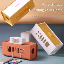 Cable Management Box – Power Strip & Cord Organizer for a Cleaner, Safer Workspace